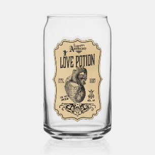 Vaso Con Forma De Lata Vintage de la fiesta de Halloween de Love Potion