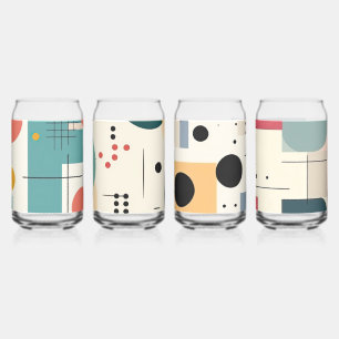 Vaso Con Forma De Lata Vintage Retro Soda Can Glass Tumblers Set