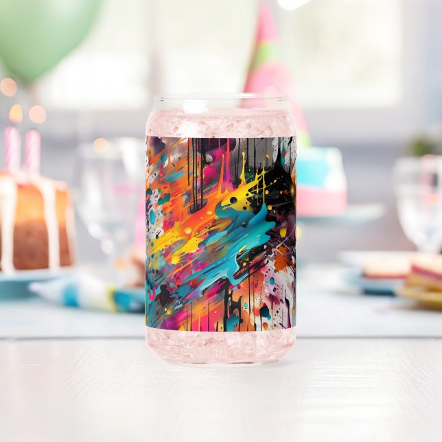 Vaso Con Forma De Lata Vivid Chaos Splash Graffiti (Insitu (Cumpleaños))