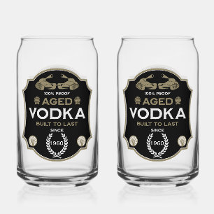 Vaso Con Forma De Lata Vodka por el cumpleaños de la colina