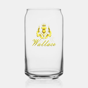 Vaso Con Forma De Lata Wallace Gold Crowed Thistle
