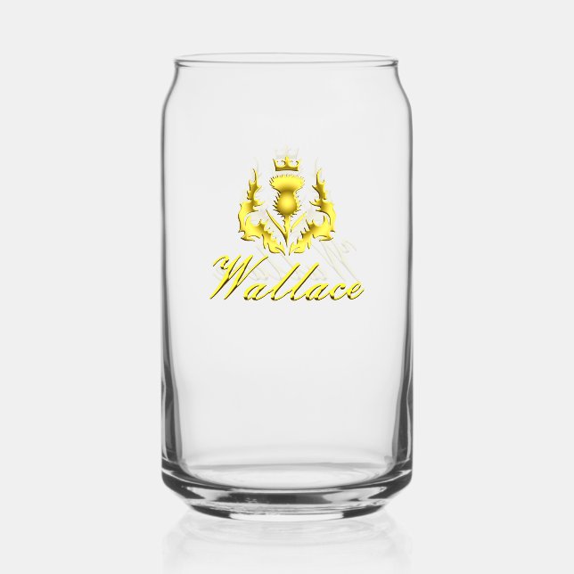 Vaso Con Forma De Lata Wallace Gold Crowed Thistle (Anverso)