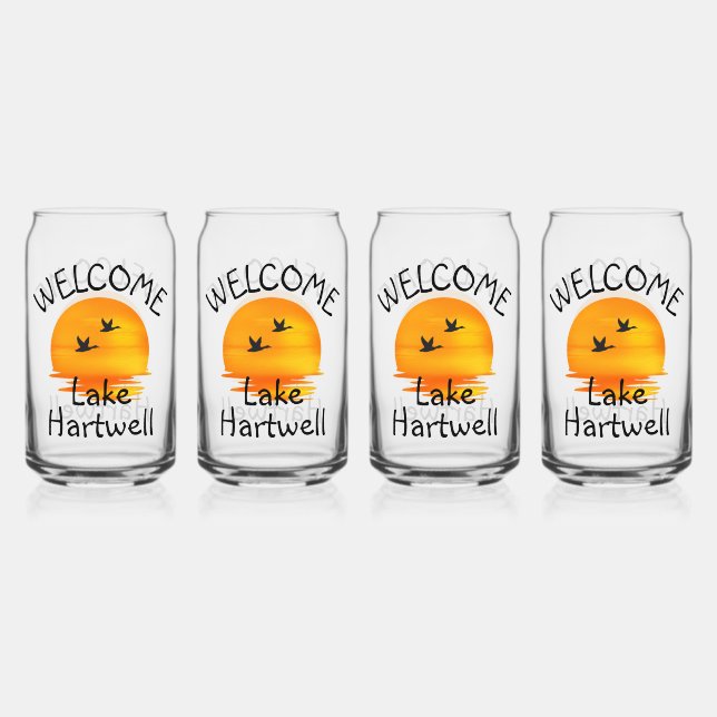 Vaso Con Forma De Lata Welcome to the Lake (Anverso)