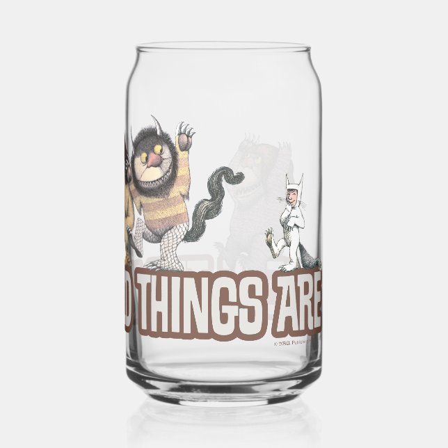 Vaso Con Forma De Lata Where the Wild Things Are Characters on Logo (Reverso )