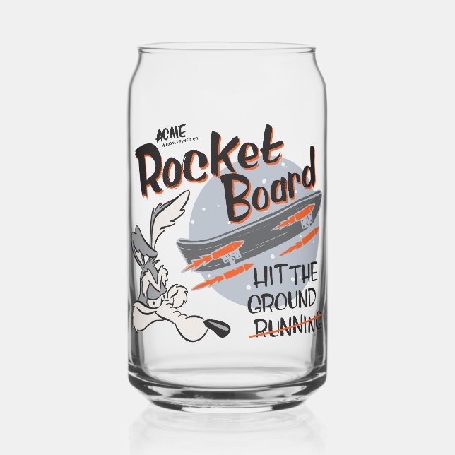 Vaso Con Forma De Lata WILE E. COYOTE™ ACME Rocket Board (Anverso)