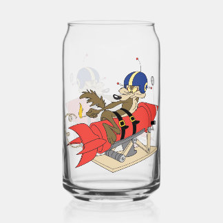 Vaso Con Forma De Lata WILE E. COYOTE™ Lanzando cohete rojo
