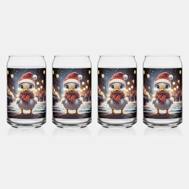 Vaso Con Forma De Lata "Winter Wonderland: La gran aventura de Duckling" (Reverso)