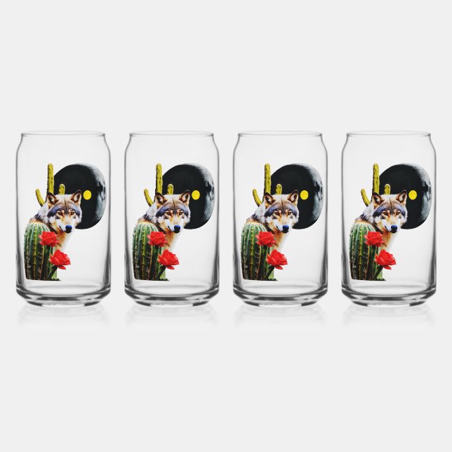 Vaso Con Forma De Lata Wolf16: (Anverso)