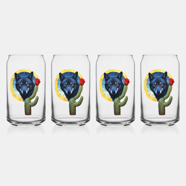 Vaso Con Forma De Lata Wolf20: (Anverso)