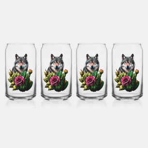 Vaso Con Forma De Lata Wolf Three