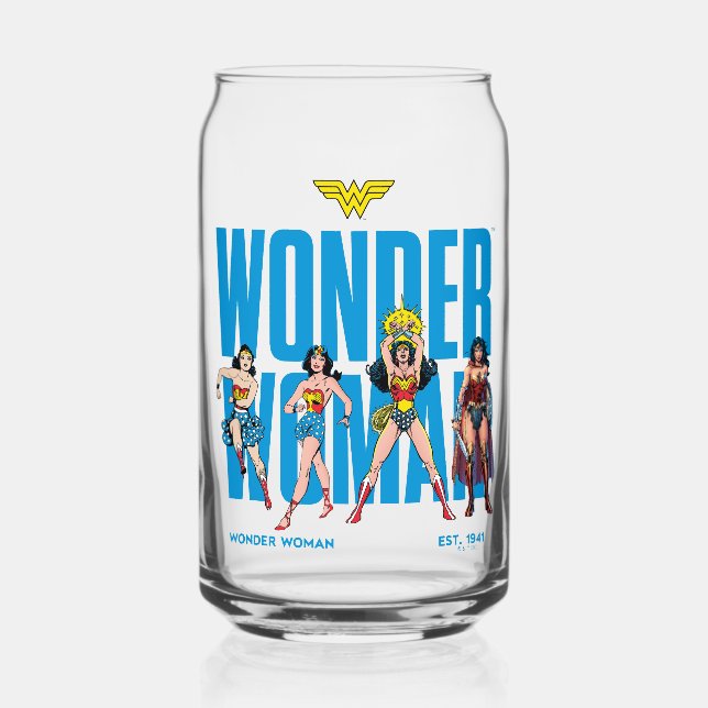 Vaso Con Forma De Lata Wonder Woman Legends Forever Graphic (Anverso)