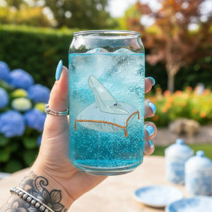 Vaso Con Forma De Lata Zapatilla de Cristal