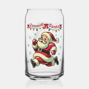 Vaso Con Forma De Lata Zoomie Santa Navidad