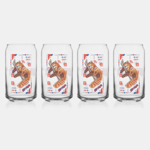 Vaso Con Forma De Lata "Zzz" RED PANDA
