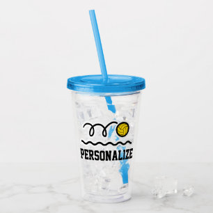 Vaso de acrílico personalizado para jugador de wat