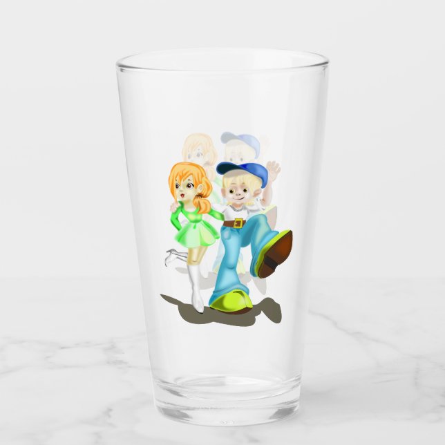 Vaso de Amigos Felices (Anverso)