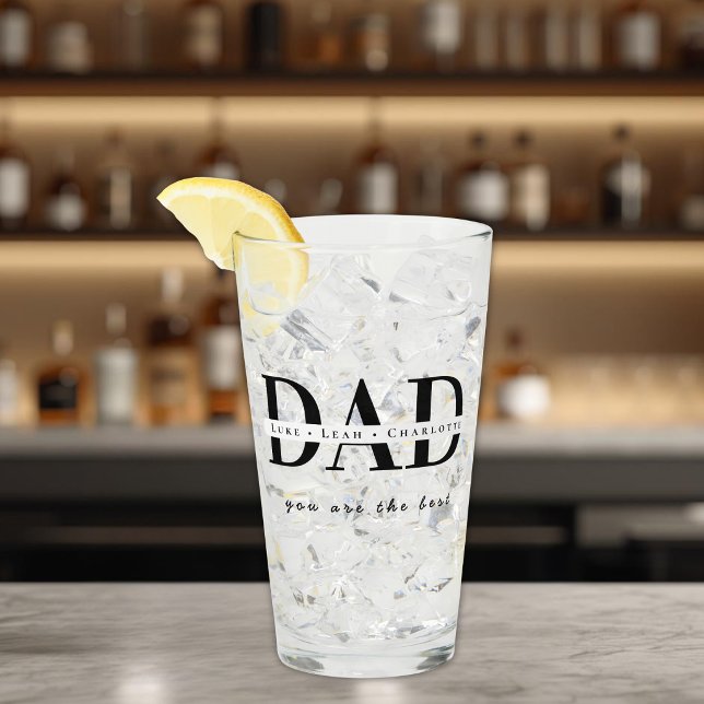 Vaso de Bebida Moderno Personalizado para PAPÁ (Subido por el creador)