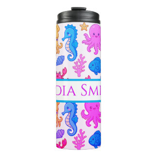 Vaso de bebida personalizado con estilo playero