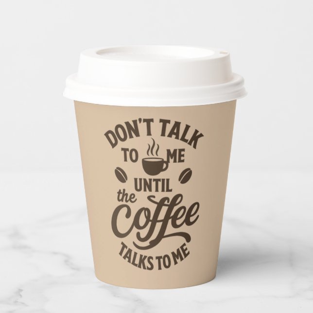 vaso de café de papel (Anverso)