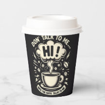 vaso de café de papel