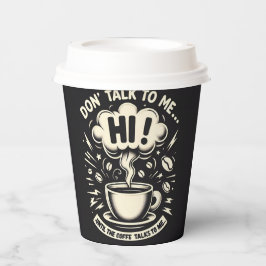 vaso de café de papel