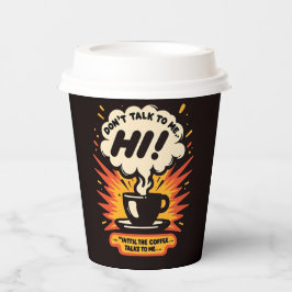 vaso de café de papel