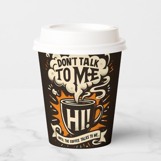 vaso de café de papel (Anverso)