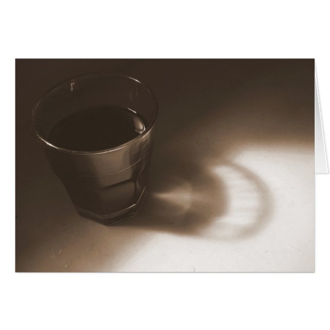 vaso de café sepia (Anverso (Horizontal))