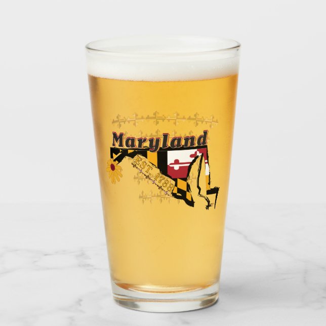 Vaso de cerveza de Maryland (Anverso (lleno))