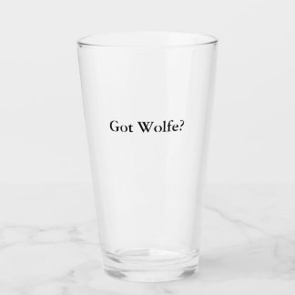 Vaso de cerveza de Nero Wolfe - ¿Tienes Wolfe?