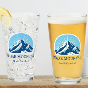 Vaso de cerveza del resort de esquí Sugar Mountain