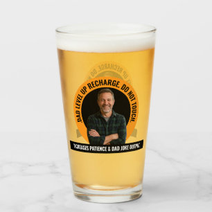Vaso de cerveza divertido para el Día del Padre co