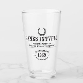 Vaso de cerveza herradura de James Intveld