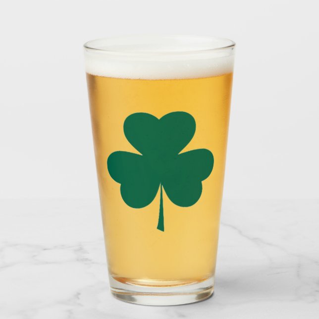 Vaso de Cerveza Irlandesa (Anverso (lleno))