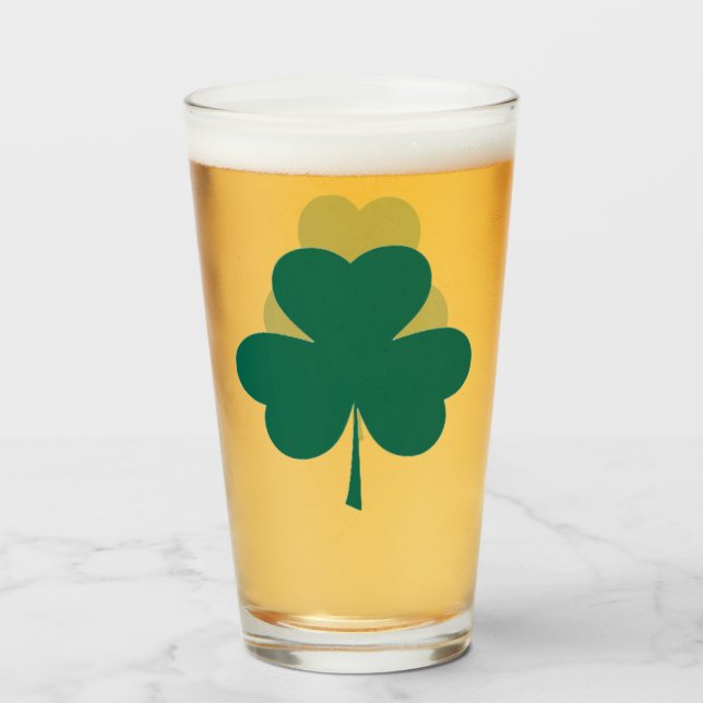 Vaso de Cerveza Irlandesa (Anverso (lleno))