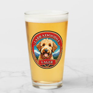 Vaso de cerveza Labradoodle Golden Doodle