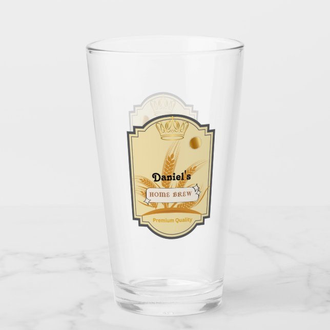 Vaso de cerveza personalizado (Anverso)