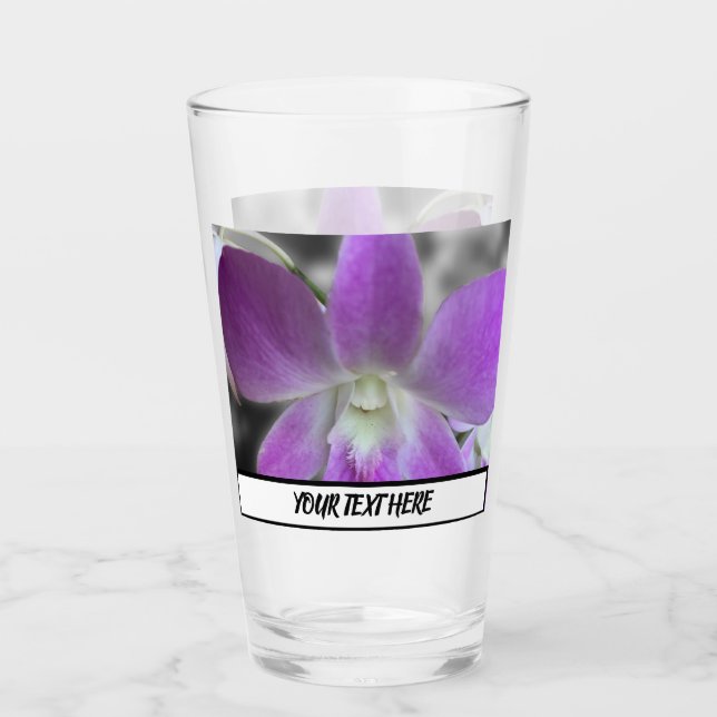 Vaso de cerveza personalizado con foto (Anverso)