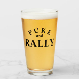Vaso de cerveza Puke and Rally Pint Glass – Vaso d