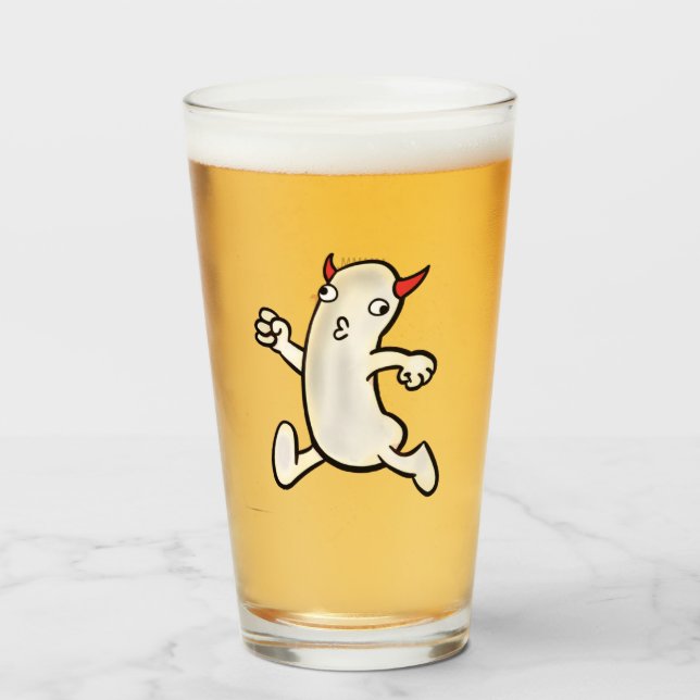 Vaso de cerveza Wayward Weenies (Anverso (lleno))