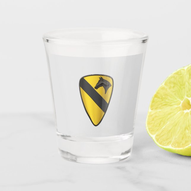 Vaso De Chupito 1ª División de Advertencias de vidrio de disparo (Anverso)
