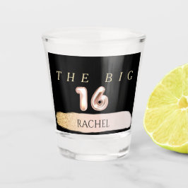 Vaso De Chupito 16.º Cristal de disparo personalizado