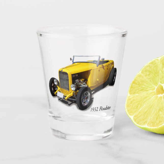 Vaso De Chupito 1932 Vidrio de roadster (Anverso)