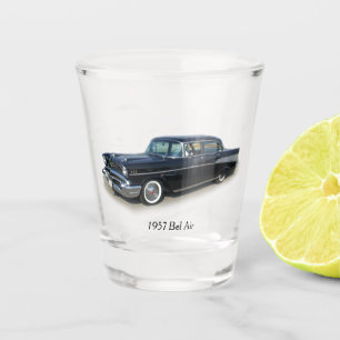 Vaso De Chupito 1957 Bel Air 4 Vidrio de disparo de puerta
