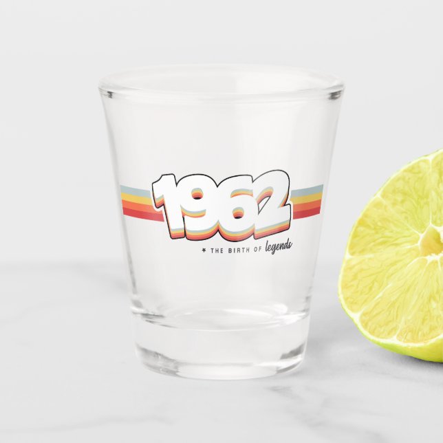 Vaso De Chupito 1962 The birth of legends (Anverso)