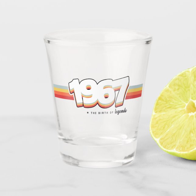 Vaso De Chupito 1967 The birth of legends (Anverso)