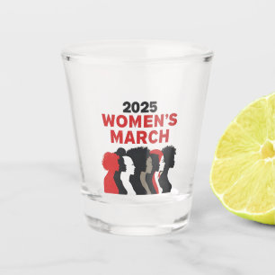 Vaso De Chupito 2025 Marcha de Mujeres Igualdad Empoderamiento de 