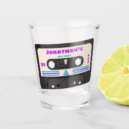 Vaso De Chupito 21.ª Cinta combinada de música Retro 80 para él