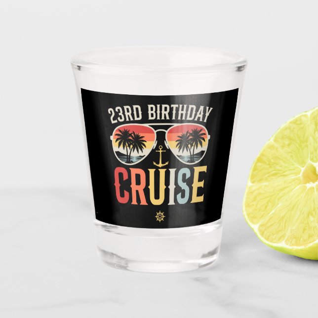 Vaso De Chupito 23RD Birthday Cruise Family Matching (Anverso)