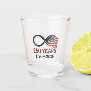 Vaso De Chupito 250 Aniversario 1776-2026 Estados Unidos Patriótic